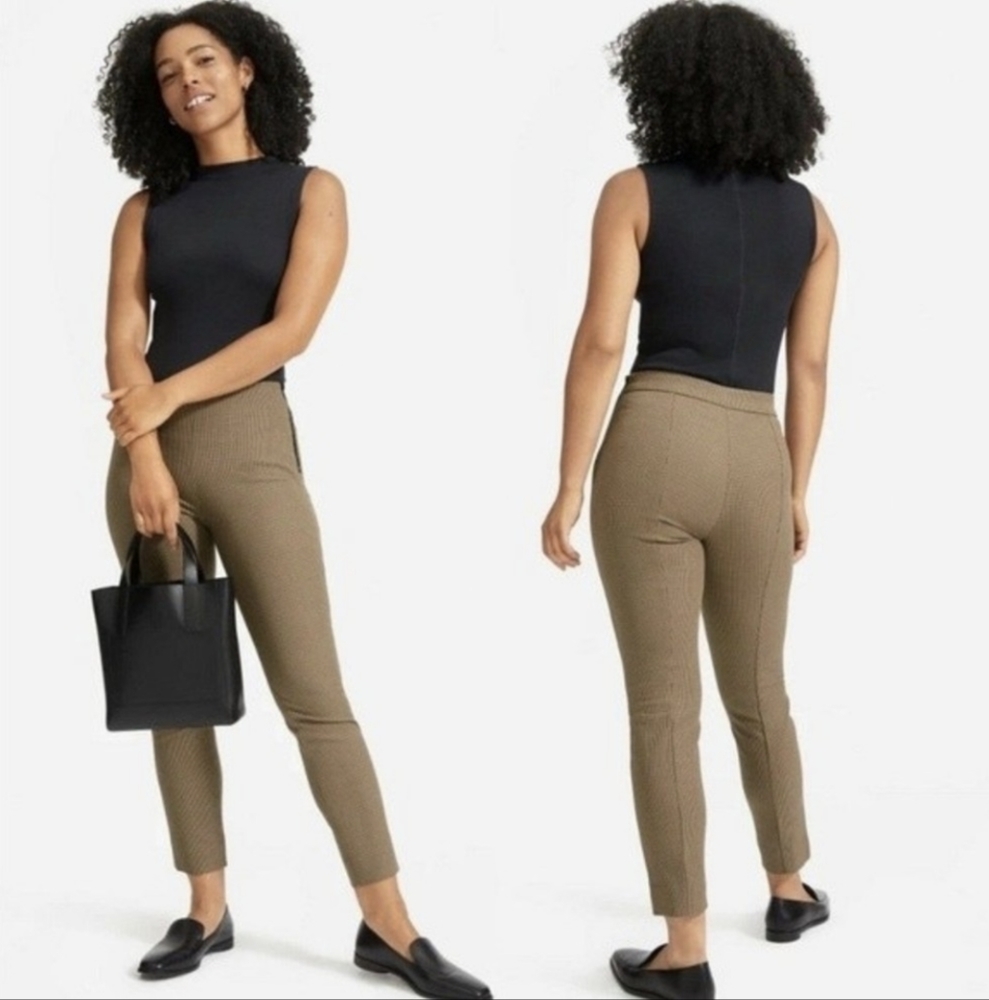 🆕 EVERLANE The Side-Zip Stretch Cotton Work Pants - Picture 7 of 11